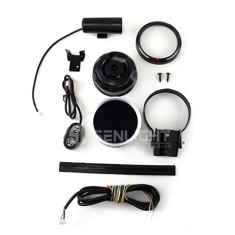 Motorcycle Universal 3.75 Inch 80mm 7Colors 0-11000 Stepper Motor Tachometer With Shift Light for 12v Car Universal, product view 02