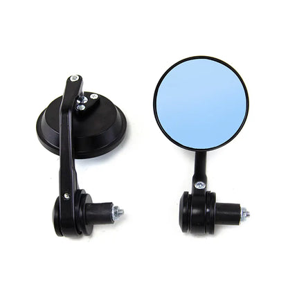 Motorcycle Universal Round Reflector Side Rearview Mirrors Rear View for Honda BMW Yamaha Kawasaki Harley KTM Suzuki, product view 03