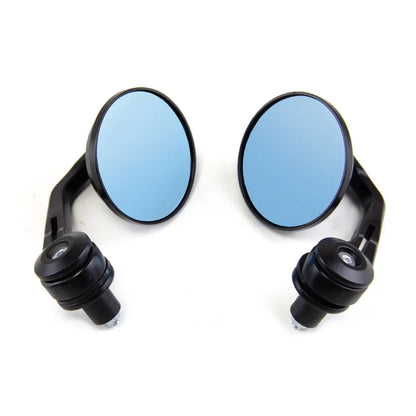 Motorcycle Universal Round Reflector Side Rearview Mirrors Rear View for Honda BMW Yamaha Kawasaki Harley KTM Suzuki, product view 04