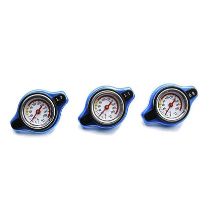 Motorcycle Water tank Cover With Gauge for Temperature and Pressure Measurement, product view 03
