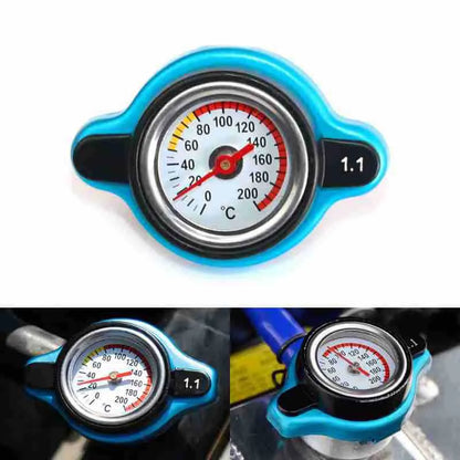 Motorcycle Water tank Cover With Gauge for Temperature and Pressure Measurement, product view 05