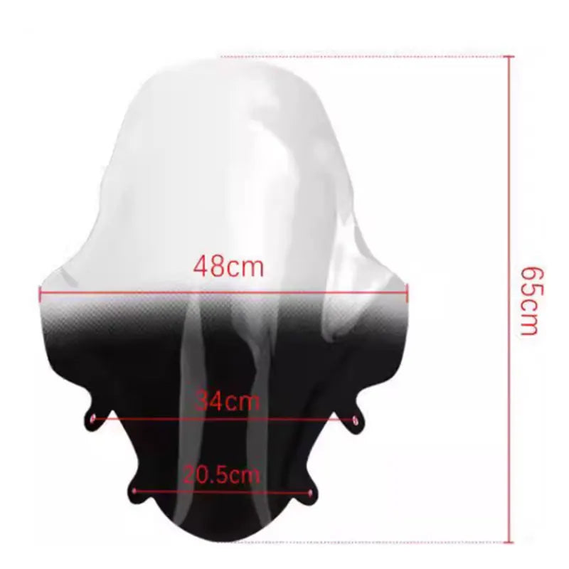 Motorcycle Windshield Fairing Windscreen Screen Deflector for honda PCX160 21-22, product view 01