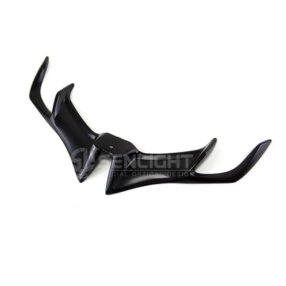 Motorcycle Winglet Plastic Carbon Black Red Blue Yellow Gray Black Plastic Motorcycle Scooter Wing Kit Spoiler for, product view 01