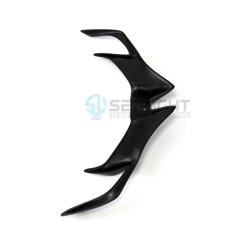 Motorcycle Winglet Plastic Carbon Black Red Blue Yellow Gray Black Plastic Motorcycle Scooter Wing Kit Spoiler for, product view 03