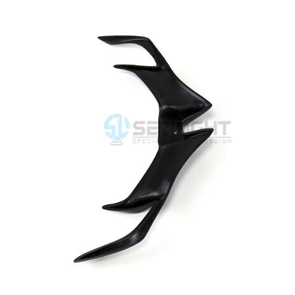 Motorcycle Winglet Plastic Carbon Black Red Blue Yellow Gray Black Plastic Motorcycle Scooter Wing Kit Spoiler for, product view 03