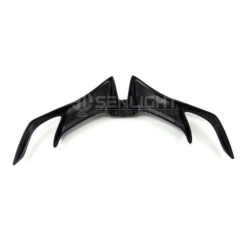 Motorcycle Winglet Plastic Carbon Black Red Blue Yellow Gray Black Plastic Motorcycle Scooter Wing Kit Spoiler for, product view 04