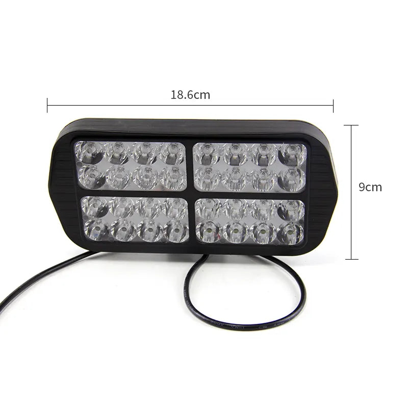 Motorcycles LED Headlights Super Bright 32 Lamp Beads Spotlight Bulbs Spotlight Auxiliary Light Fog Lamp Mini Driving, product view 02