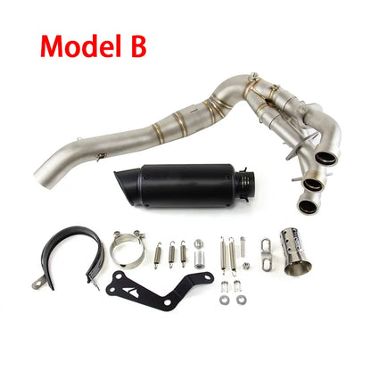 MT-09 2020-2024 for Yamaha MT-09 Exhaust Front Pipe Muffler Tips Whole System, product view 03