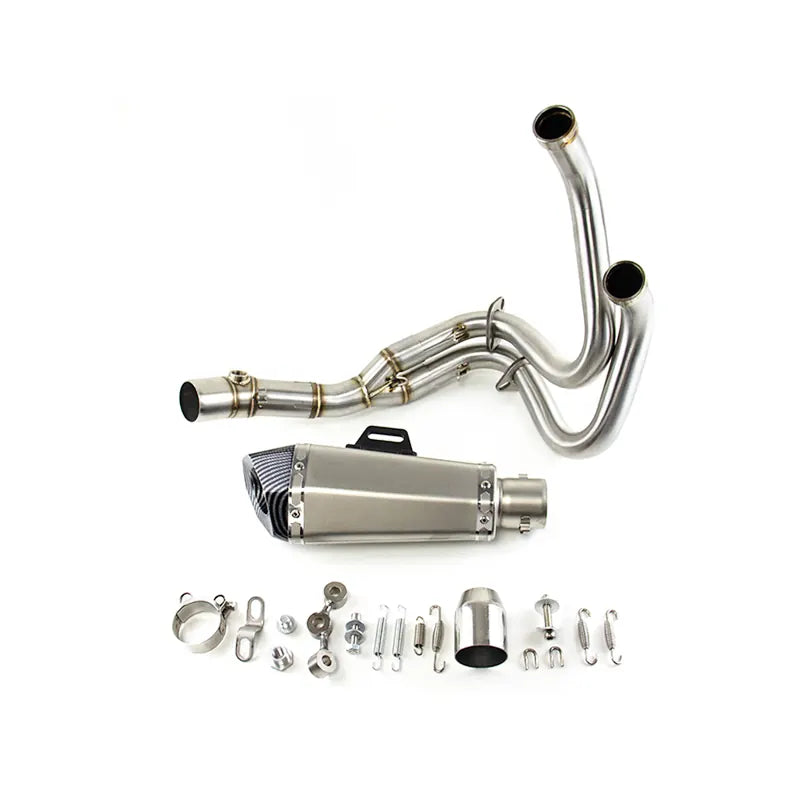 Muffler Connect Stainless Manifold for Kawasaki Ninja 650 Z650 2012-2025 ER6N ER6F Versys Z650RS Motorcycle Full, product view 01