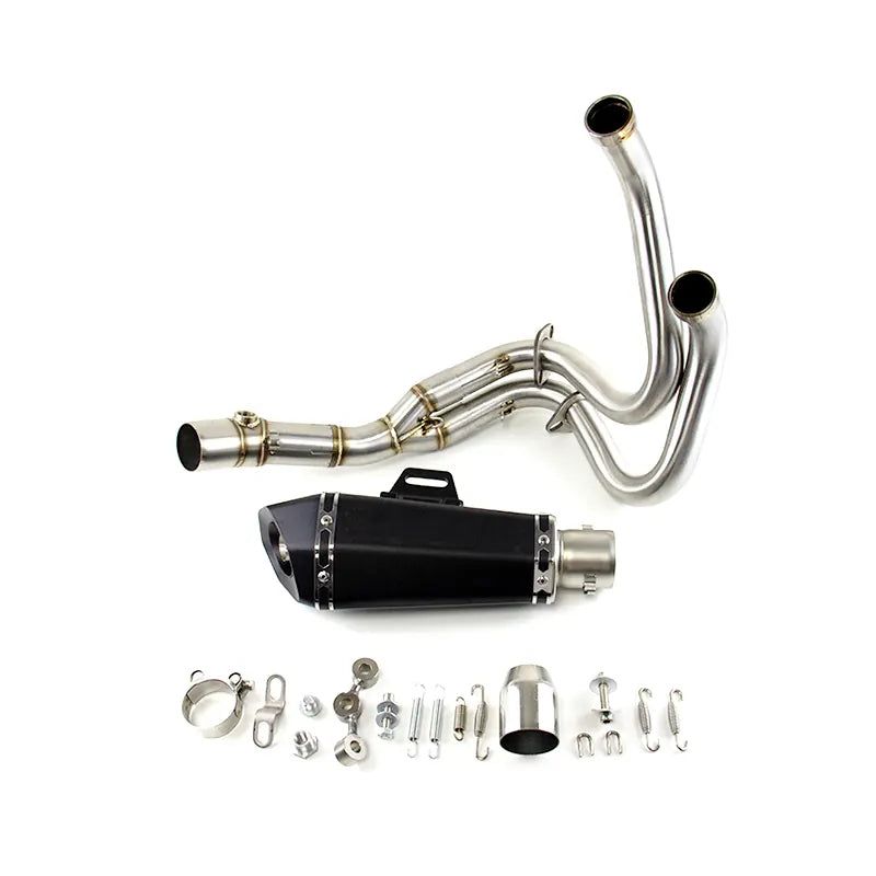 Muffler Connect Stainless Manifold for Kawasaki Ninja 650 Z650 2012-2025 ER6N ER6F Versys Z650RS Motorcycle Full, product view 02