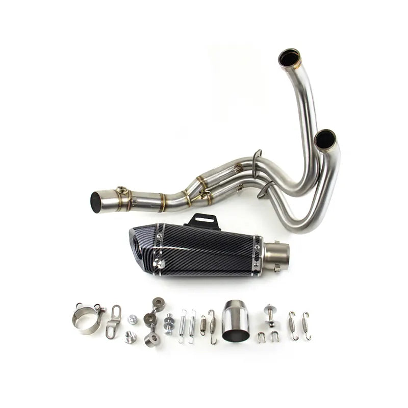 Muffler Connect Stainless Manifold for Kawasaki Ninja 650 Z650 2012-2025 ER6N ER6F Versys Z650RS Motorcycle Full, product view 03