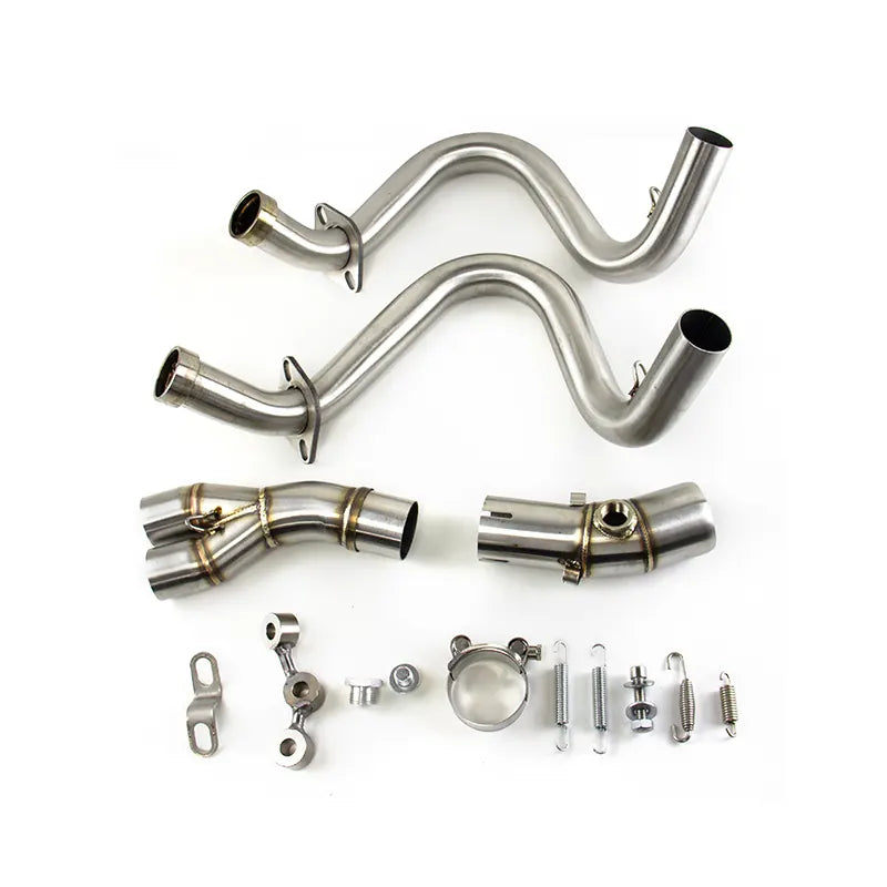 Muffler Connect Stainless Manifold for Kawasaki Ninja 650 Z650 2012-2025 ER6N ER6F Versys Z650RS Motorcycle Full, product view 04