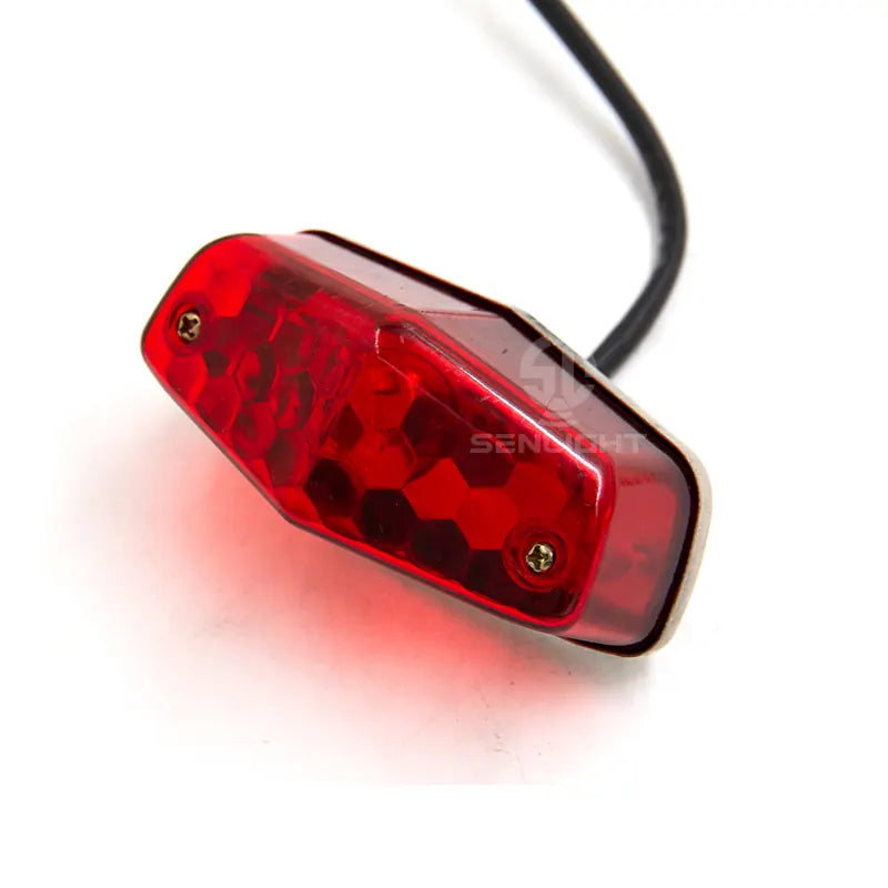 National Standard Hot Sale Motorcycle Custom Tail Light for Bsa 12v Lucas 525 Style Rear Lamp Stop Brake, product view 02