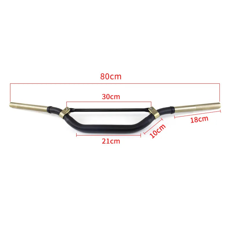 NIBBI Racing 22MM CNC Aluminum Alloy Universal Hand Bar Motorcycle Handle Bar Off Road Handle Grip Bar, product view 02