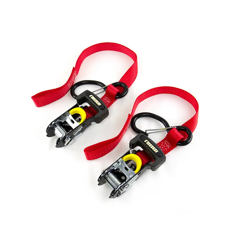 Nibbi Rubber Coated Handle Ratchet Tie Down Straps Lashing Belt, product view 01