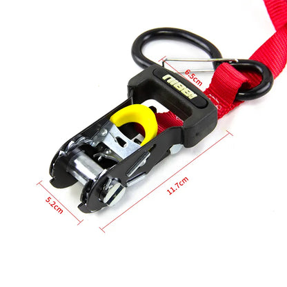 Nibbi Rubber Coated Handle Ratchet Tie Down Straps Lashing Belt, product view 02