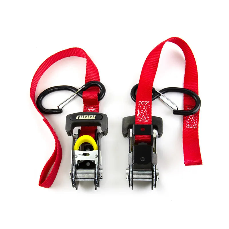 Nibbi Rubber Coated Handle Ratchet Tie Down Straps Lashing Belt, product view 03