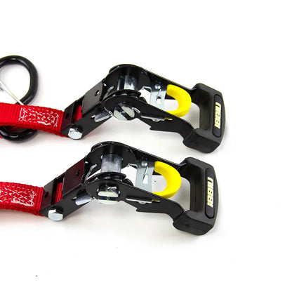 Nibbi Rubber Coated Handle Ratchet Tie Down Straps Lashing Belt, product view 05