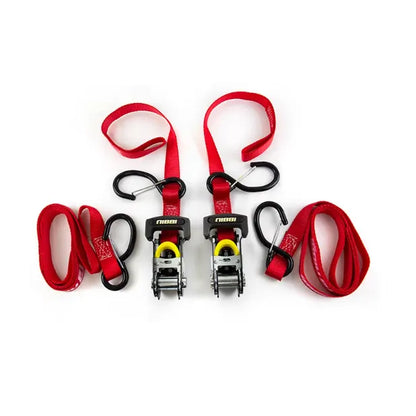 Nibbi Rubber Coated Handle Ratchet Tie Down Straps Lashing Belt, product view 06