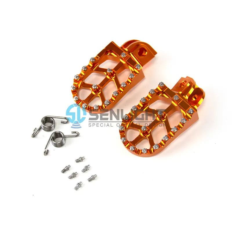 Off Road Motorcycle Accessories Modified CNC Aluminium Alloy Motorcycle Pedal for KTM 65-990 SX/EXC/XC/TC/TE, product view 01