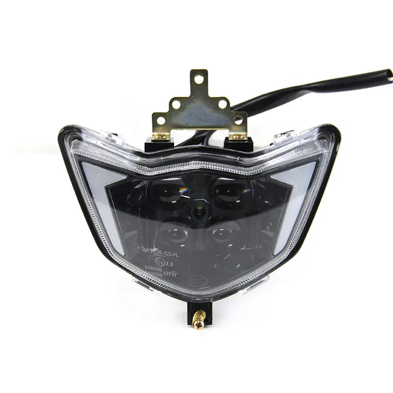 Off-road Motorcycle Front Headlights CQR LED Headlight Lens Lighting Lamp, High and Low Beam Indicator Lights, product view 04