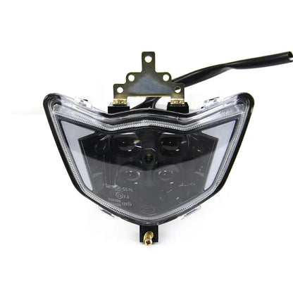 Off-road Motorcycle Front Headlights CQR LED Headlight Lens Lighting Lamp, High and Low Beam Indicator Lights, product view 04