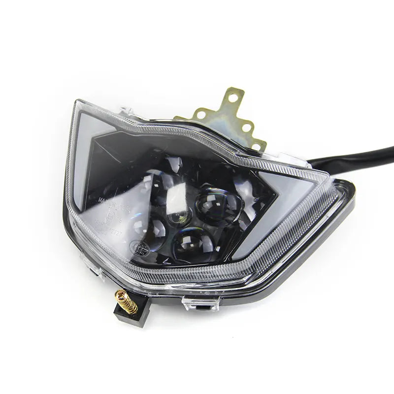 Off-road Motorcycle Front Headlights CQR LED Headlight Lens Lighting Lamp, High and Low Beam Indicator Lights, product view 05