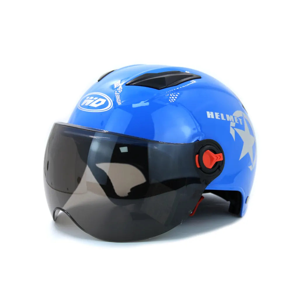 Open Face Motorcycle Helmet Drop Down Sun Visor Summer Man Woman Racing Scooter Motorbike Original DEFE Helemts, product view 08