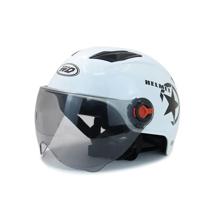 Open Face Motorcycle Helmet Drop Down Sun Visor Summer Man Woman Racing Scooter Motorbike Original DEFE Helemts, product view 11