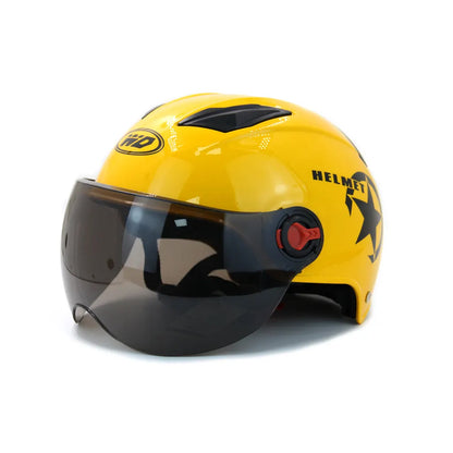 Open Face Motorcycle Helmet Drop Down Sun Visor Summer Man Woman Racing Scooter Motorbike Original DEFE Helemts, product view 13