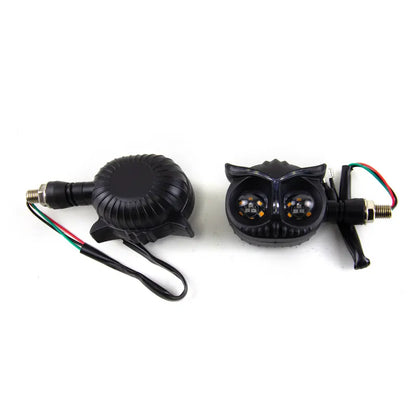 Owl Design Dual Color Mini Led Motorcycle Fog Light Head Light Headlight Auxiliary Spot Led Lights for Motorcycle, product view 04