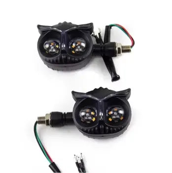 Owl Design Dual Color Mini Led Motorcycle Fog Light Head Light Headlight Auxiliary Spot Led Lights for Motorcycle, product view 11