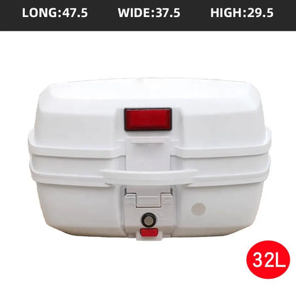 Plastic Motorcycle Tail Box Large Capacity 32L Scooter Top Box Motorcycle Rear Top case, product view 04