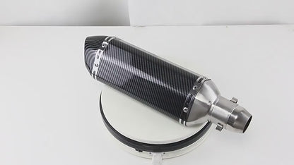 motorcycle-carbon-fiber-exhaust-muffler-for-kawasaki-ninja-250r-modified-small-hexagonal-exhaust-pipe-xmm-0045-silver-370mm-01.mp4
