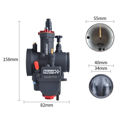 Pwk 24 26 28 30 32 34 36 38 40mm Nibbi Racing Version Modified 180-350cc Off-road Motorcycle Carburetor Pwk30 34, product view 02