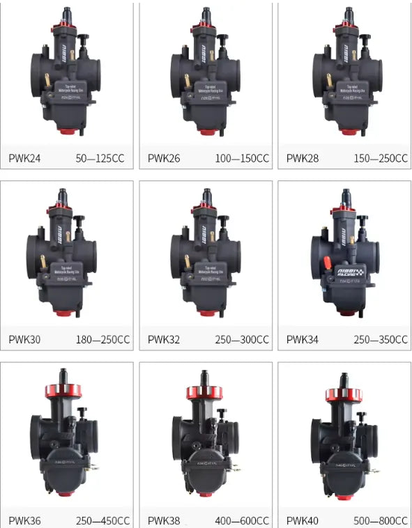 Pwk 24 26 28 30 32 34 36 38 40mm Nibbi Racing Version Modified 180-350cc Off-road Motorcycle Carburetor Pwk30 34, product view 06