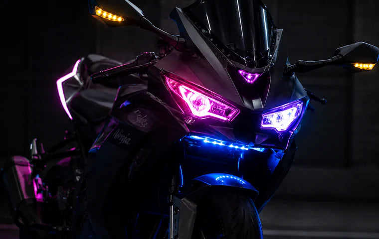 SENBEDER custom motorcycle LED headlight accent lighting