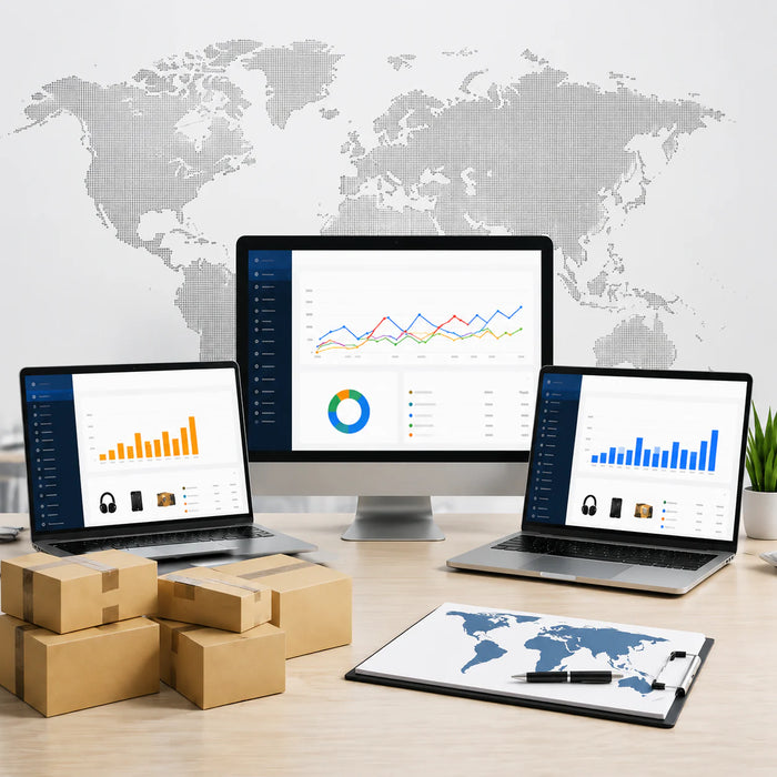 SENBEDER global ecommerce logistics analytics dashboard