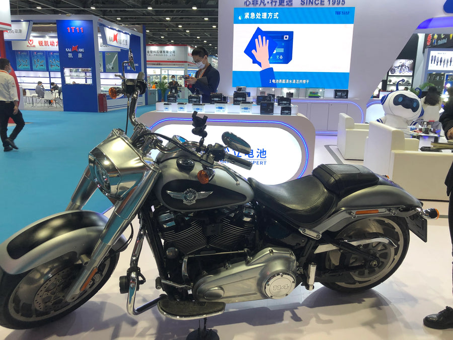 SENBEDER Guangzhou motorcycle trade show booth