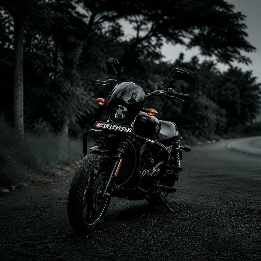 SENBEDER dark motorcycle forest