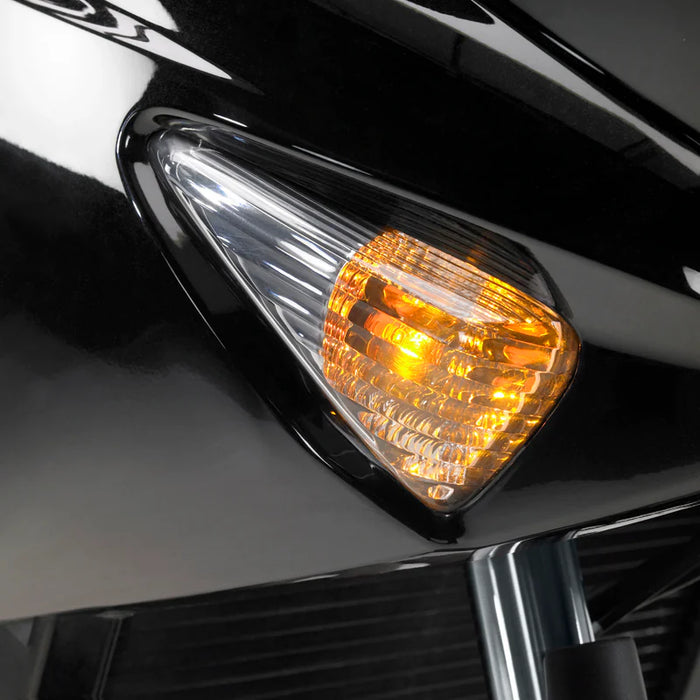 SENBEDER motorcycle amber turn signal close-up
