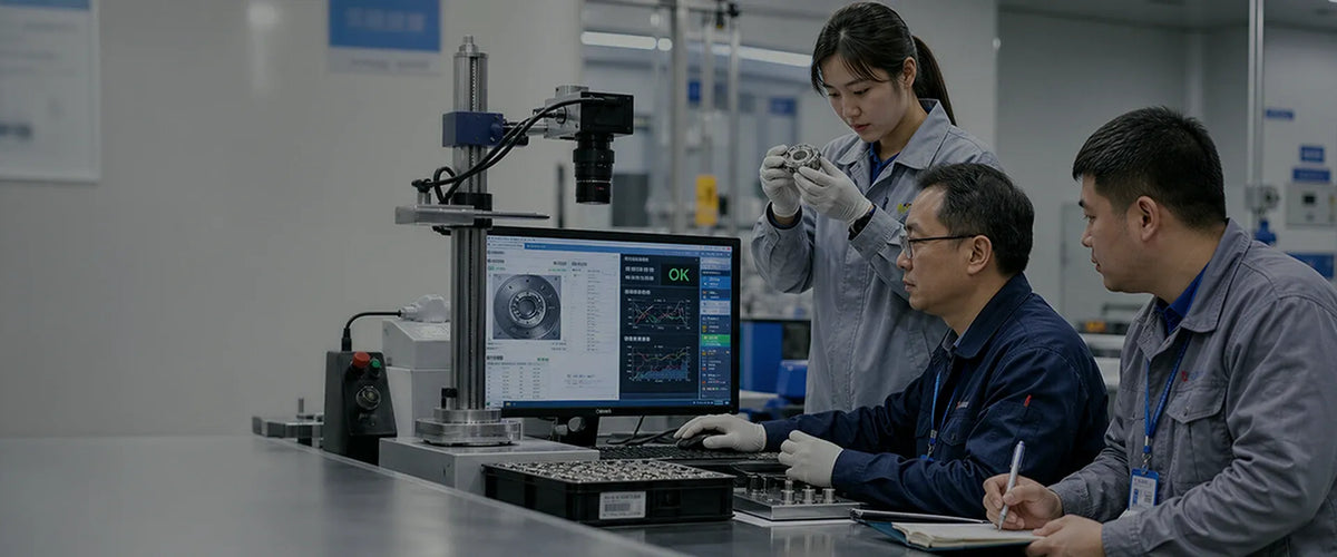 Manufacturing quality-control imagery from the SENBEDER OEM page