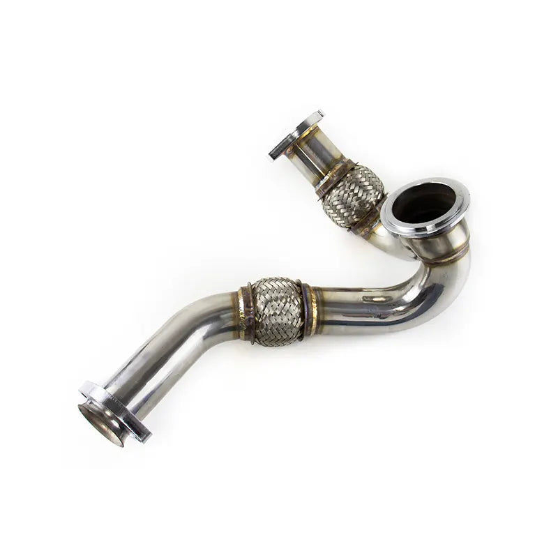 Senlight Stainless Steels Midpipe Catted Exhaust Downpipe for 2003-2007 FORD 6.0L HEAVY-DUTY Y PIPE up PIPE, product view 01