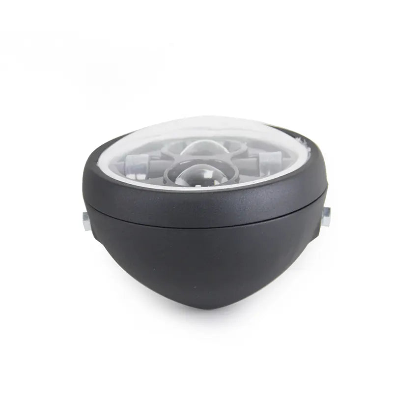 SENLIGHT Universal 6.5 Inch LED Headlight Lamp With Angel Eyes for Cafe Racer Motorcycle Motorbikes, product view 03