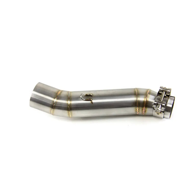 Slip for Honda CB300R 2013-2023 CBR300F Black Muffler Tips Exhaust Mid Tail Pipe, product view 02