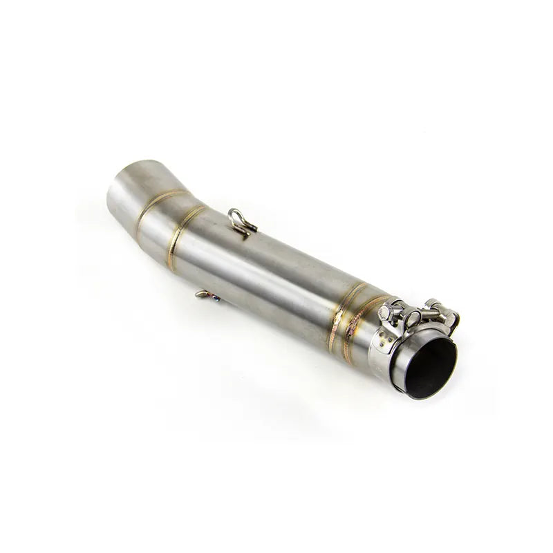 Slip for Honda CB300R 2013-2023 CBR300F Black Muffler Tips Exhaust Mid Tail Pipe, product view 03