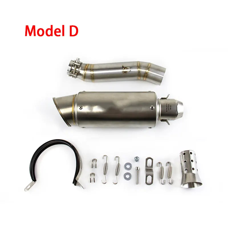 Slip for Honda CB300R 2013-2023 CBR300F Black Muffler Tips Exhaust Mid Tail Pipe, product view 10