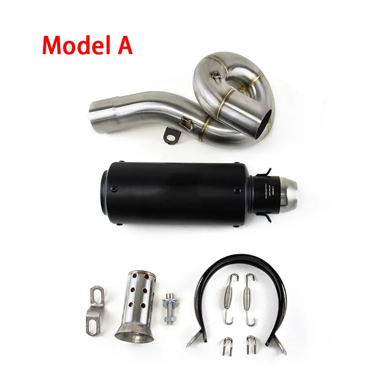 Slip for Kawasaki Ninja ZX6R ZX636 2009-2025 Exhaust Mid Link Pipe Muffler Tips, product view 02
