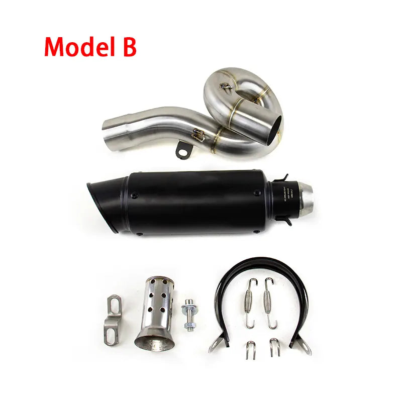Slip for Kawasaki Ninja ZX6R ZX636 2009-2025 Exhaust Mid Link Pipe Muffler Tips, product view 03