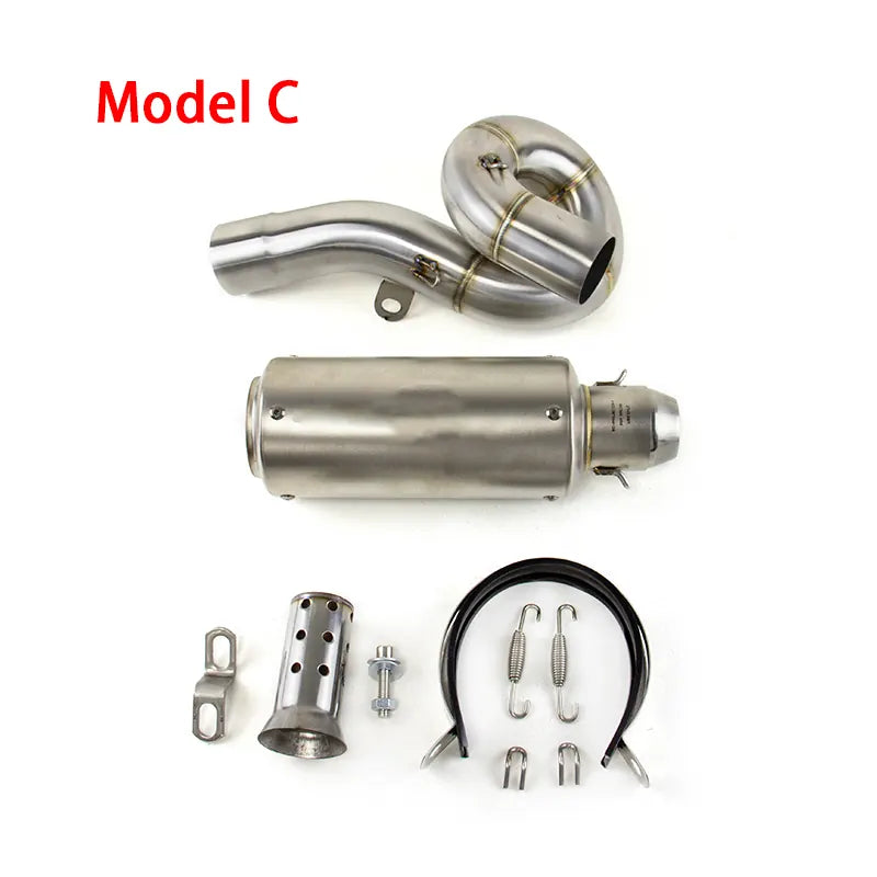 Slip for Kawasaki Ninja ZX6R ZX636 2009-2025 Exhaust Mid Link Pipe Muffler Tips, product view 04
